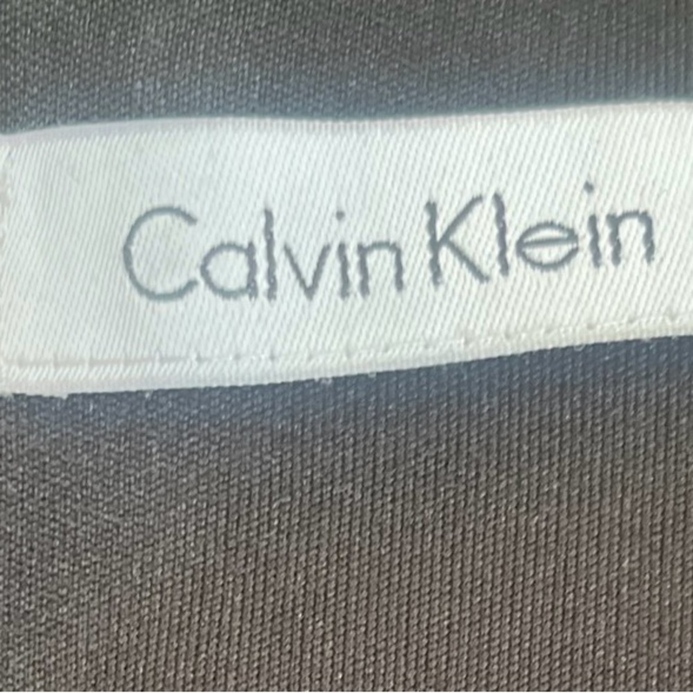 Calvin Klein Women's Dress Black Fit & Flare Black Velour Velvet size 0 Stretch - Picture 13 of 13